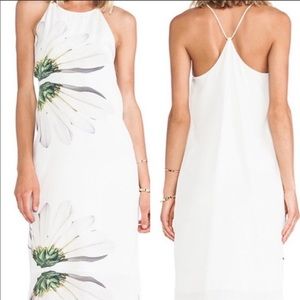TIBI White Silk Slip Dress